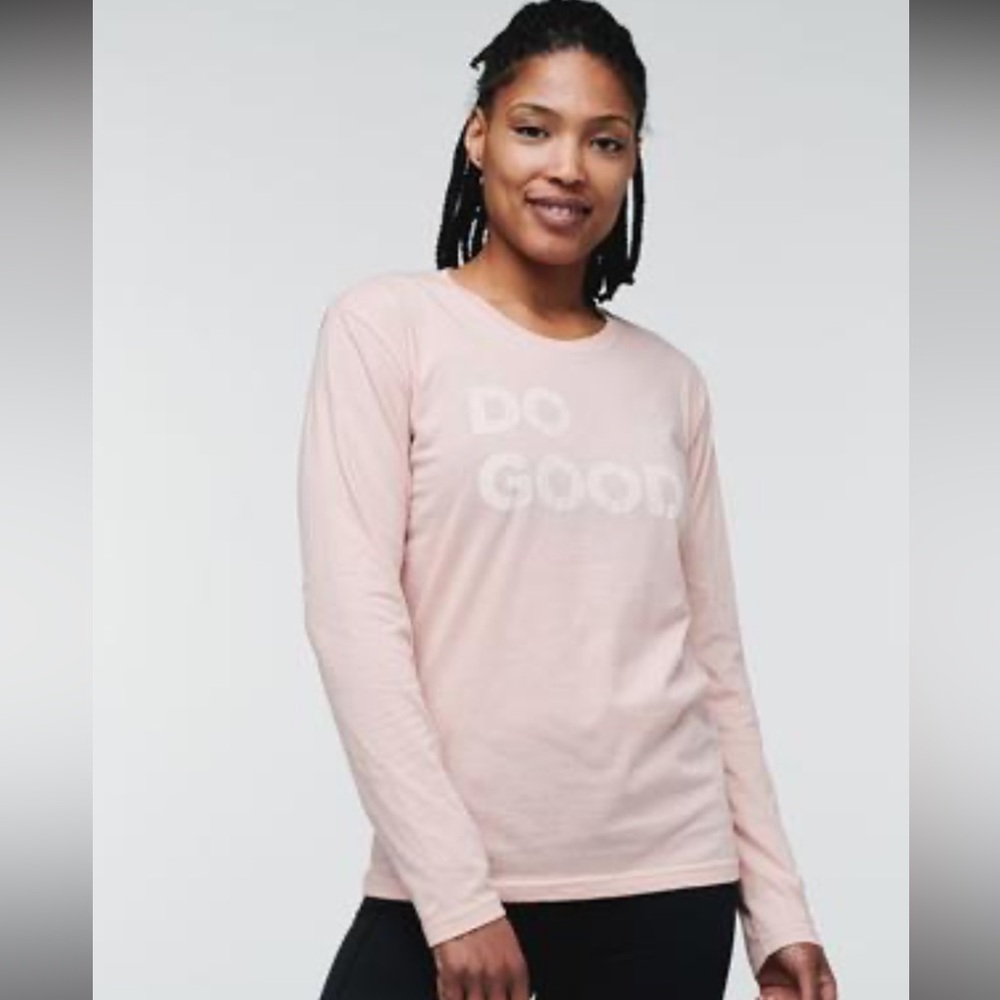 Cotopaxi Do Good Organic Cotton Long Sleeve Shirt XS athleisure workout yoga‎